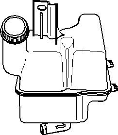 Neste/paisuntasäiliö, jäähdytysneste, RENAULT LAGUNA II, LAGUNA Grandtour II, 7701 206 596, 8200 447 047
