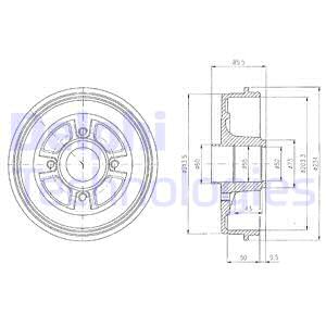 Jarrurumpu DELPHI BF380