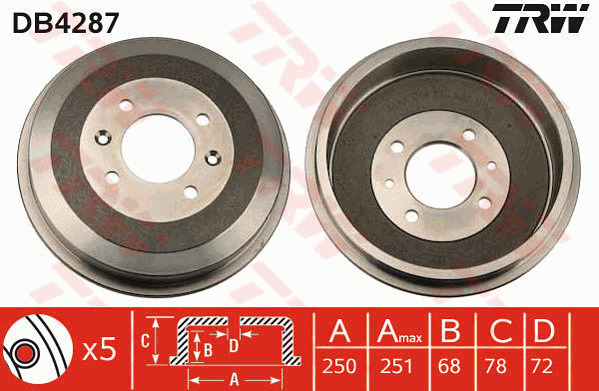 Jarrurumpu TRW DB4287