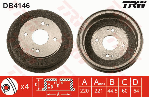 Jarrurumpu TRW DB4146