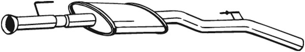 Keskipönttö BOSAL 278-667
