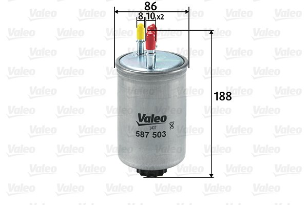 Polttoainesuodatin VALEO 587503