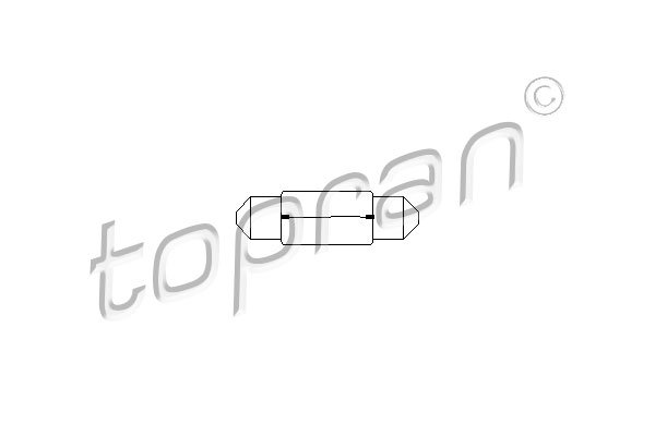Polttimo, takaluukun valo TOPRAN 104 492