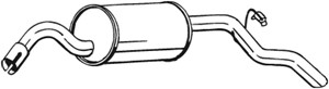 Takaäänenvaimentaja, FORD ESCORT V, ESCORT VI, ESCORT Cabriolet V, ESCORT Cabriolet VI, 1007333, 1019405, 1076535, 1496897, 6567019, 681