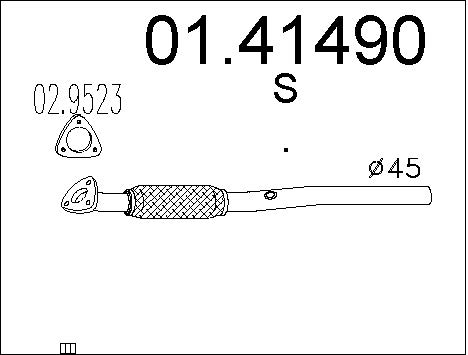 Pakoputki MTS 01.41490
