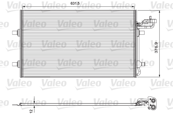 Lauhdutin, ilmastointilaite VALEO 814324