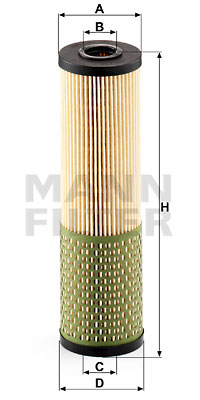 Öljynsuodatin MANN-FILTER HU 736 x