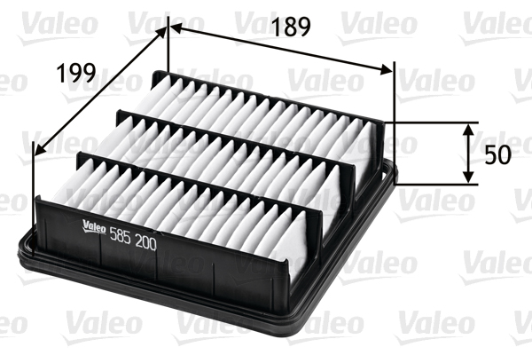 Ilmansuodatin VALEO 585200