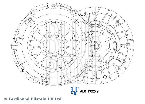Kytkinpaketti BLUE PRINT ADN130249