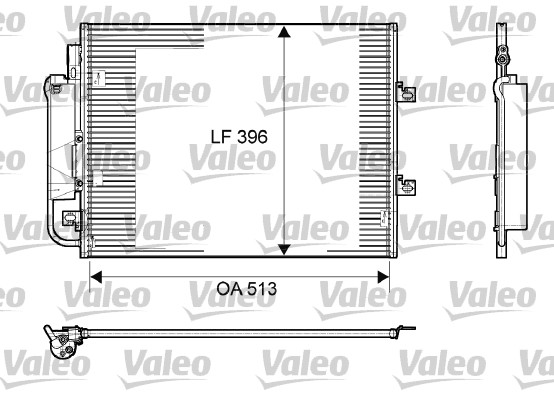 Lauhdutin, ilmastointilaite VALEO 814061
