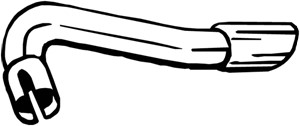 Pakoputki, Taakse, oikea, FORD KUGA I, 1530367