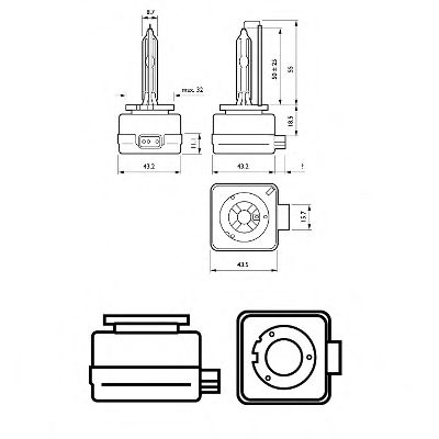Kaukovalopolttimo PHILIPS 85415VIC1