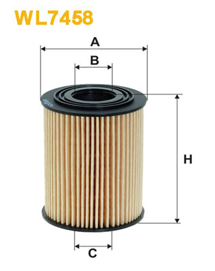 Öljynsuodatin WIX FILTERS WL7458