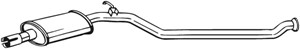 Keskiäänenvaimentaja, PEUGEOT 206 CC, 1705FK, 1717FL