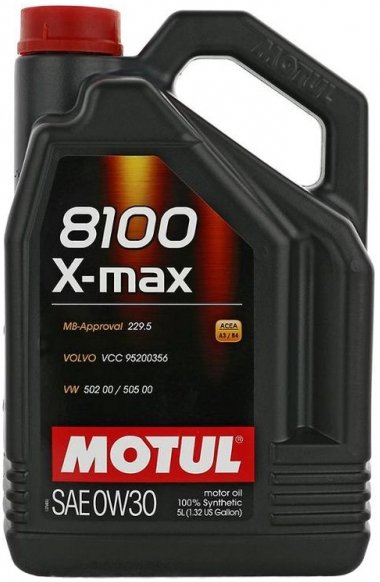 Moottoriöljy MOTUL 8100 X-MAX 0W30 5L