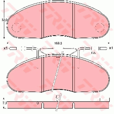 Jarrupalasarja, levyjarru TRW GDB1077
