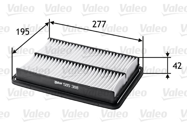 Ilmansuodatin VALEO 585388