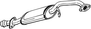 Etuäänenvaimentaja, MITSUBISHI PAJERO I, PAJERO Canvas Top I, MB179944, MB252507