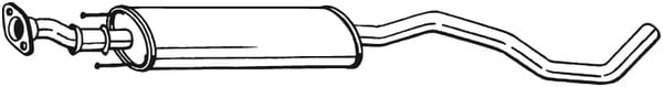 Keskipönttö BOSAL 282-577