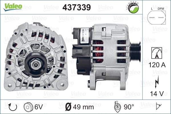 Laturi VALEO 437339