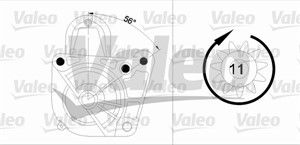 Käynnistin, NISSAN,OPEL,RENAULT,VAUXHALL, 1202205, 3110067J00, 31100-67J00, 4411195, 4414332, 7711134802, 8200054336, 8200075362, 820009