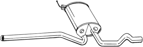 Keskipönttö BOSAL 282-733