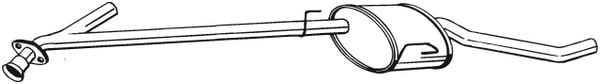 Keskipönttö BOSAL 283-543