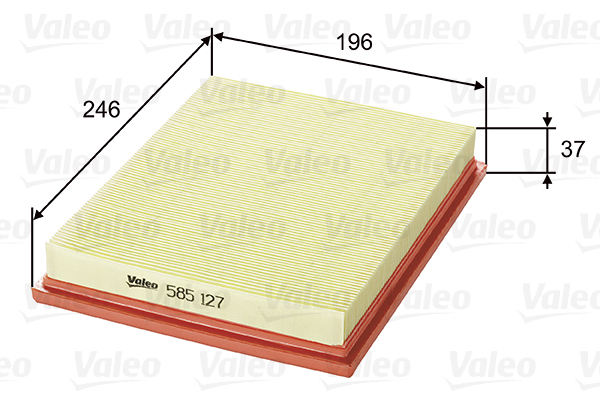 Ilmansuodatin VALEO 585127