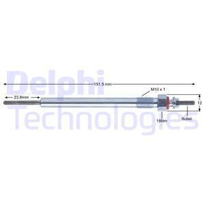 Hehkutulppa DELPHI HDS420