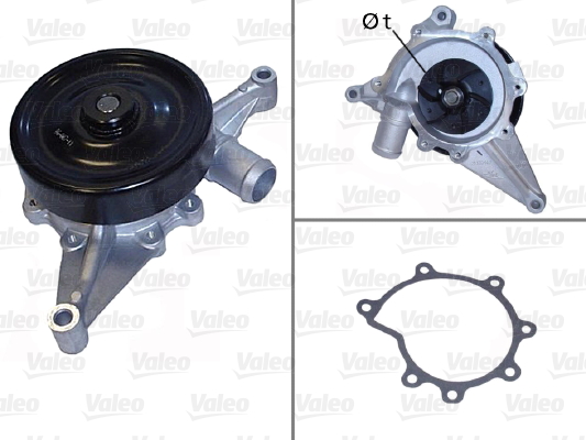 Vesipumppu VALEO 506820