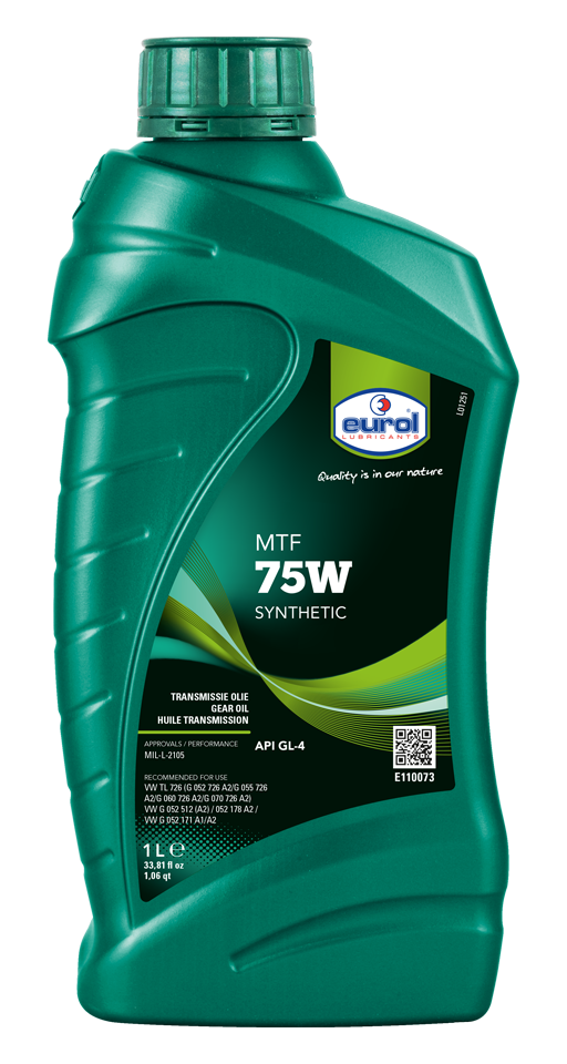 Vaihteistoöljy EUROL 75W MTF GL4 1L