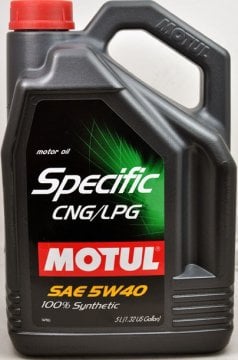 Moottoriöljy MOTUL SPECIFIC CNG/LPG 5W40 5L