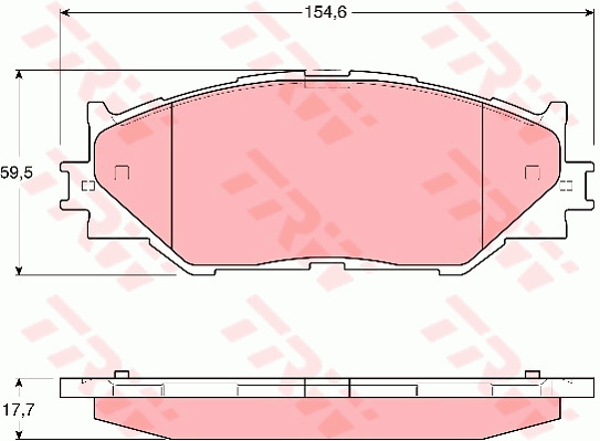 Jarrupalasarja, levyjarru TRW GDB3410