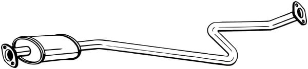 Keskipönttö BOSAL 283-195