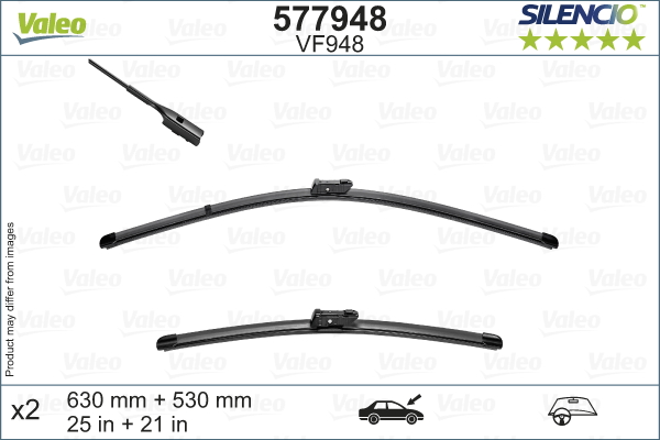 Pyyhkijänsulka VALEO 577948