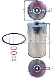 Öljynsuodatin, MERCEDES-BENZ T2/L Flak/chassi, T2/L Skåp, 0001846725, 0001849425, 0441840025, 101713, 282K99, 3445867990, 3521800009, 37