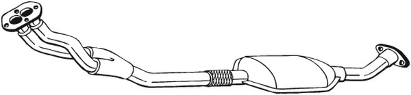 Jälkiasennuskatalysaattori BOSAL 099-543