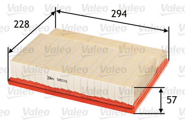 Ilmansuodatin VALEO 585076