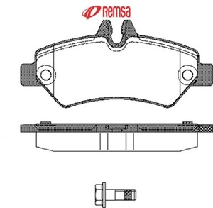 Jarrupalasarja, levyjarru, Takana, MERCEDES-BENZ,VW, 004 420 6920, 2E0 698 451