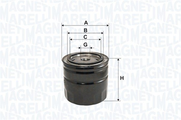 Öljynsuodatin MAGNETI MARELLI 153071760131