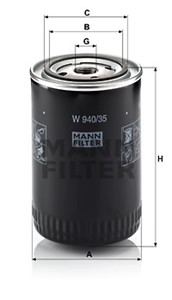 Öljynsuodatin, MAZDA B-SERIE, FIGHTER Pick-up, 4130 046, 90915TD004, W L84-14302, WLF2-14302, WLY1-14-302 TT, WLY114302, WLY1-14-302T, X