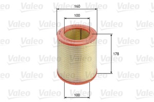 Ilmansuodatin, ALFA ROMEO,CITROËN,FIAT,IVECO,PEUGEOT, 144409, 1444-09, 1444A1, 1444-A1, 1444EX, 1444-EX, 1444EY, 1444-EY, 1444WZ, 1444-W