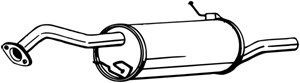 Takaäänenvaimentaja, MAZDA 323 F VI, ZL0740100A, ZL0740100C, ZL0740100E
