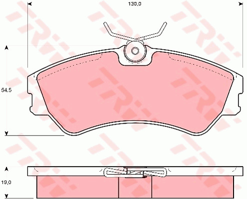 Jarrupalasarja, levyjarru TRW GDB862