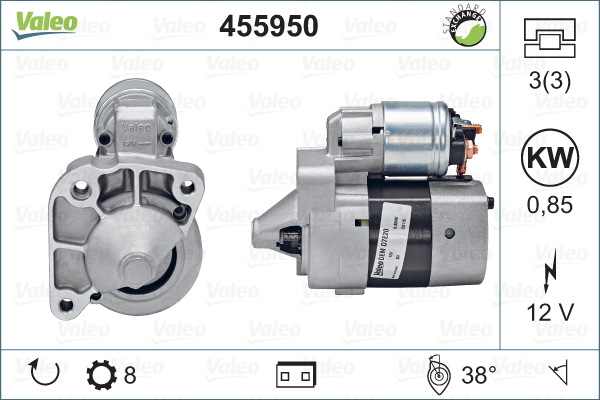 Startteri VALEO 455950