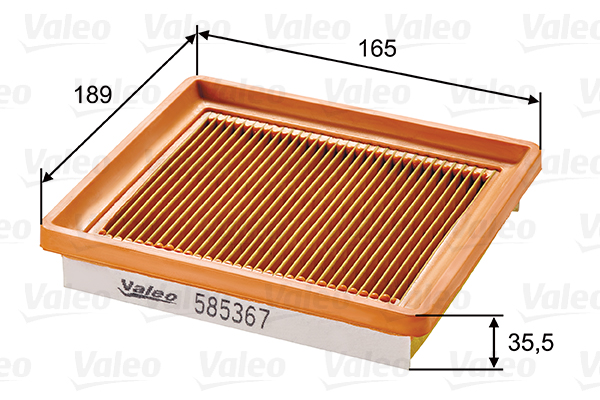 Ilmansuodatin VALEO 585367