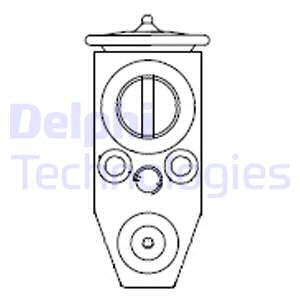 Paisuntaventtiili, ilmastointilaite DELPHI CB1016V