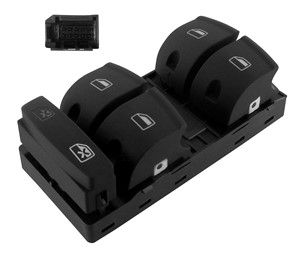 Kytkin, lasinnostin, Eteen, vasen, Ajoneuvo-ovi, AUDI A3, A3 Sportback, A6, A6 Avant, Q7, 4F0 959 851 5PR, 4F0 959 851 C 5PR, 4F0 959 85