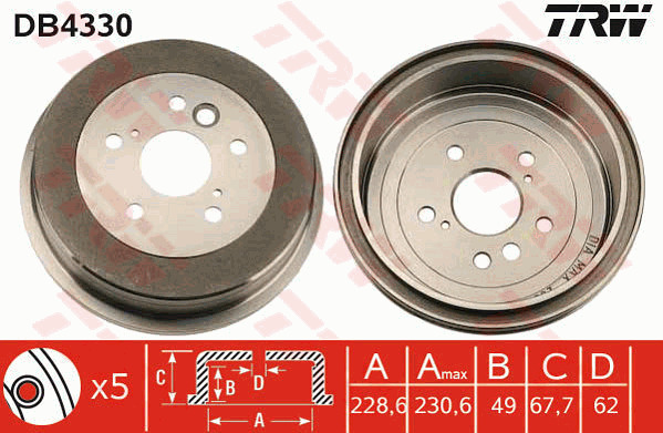 Jarrurumpu TRW DB4330