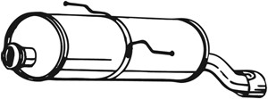 Takaäänenvaimentaja, PEUGEOT 206 CC, 206 Halvkombi, 206 Van, 206+, 1726GY, 1726XA, 1730EE, 1730GP